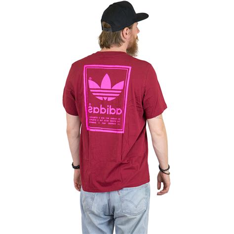 adidas t shirt weinrot damen|Weinrot .